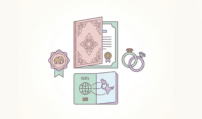 Bachelorhood Certificate Thailand: NRI Marriage Guide 2026